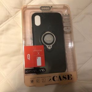 NEW iPhone X case ring holder kickstand